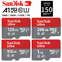 การ์ดหน่วยความจำ SANDISK Ultra microSD ความจุ 64GB 128GB 256GB 512GB 1TB และความเร็วถ่ายโอนข้อมูล 140MB/s