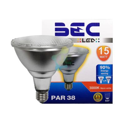 ( โปรโมชั่น++) คุ้มค่า หลอดไฟ BEC LED PAR38 15W Warm White E27 IP65 ราคาสุดคุ้ม หลอด ไฟ หลอดไฟตกแต่ง หลอดไฟบ้าน หลอดไฟพลังแดด