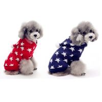 Star Dog clothes autumn and winter warm coat Teddy Poodle four-legged dog sweater pet coat jackets Christmas Halloween costumes