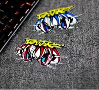 【cw】 Motorsport  Daijiro Kato No. 74 Eyes  Motorcycle Helmets Sticker  Motocross  Racing  Car Truck  Decals For SHOEI