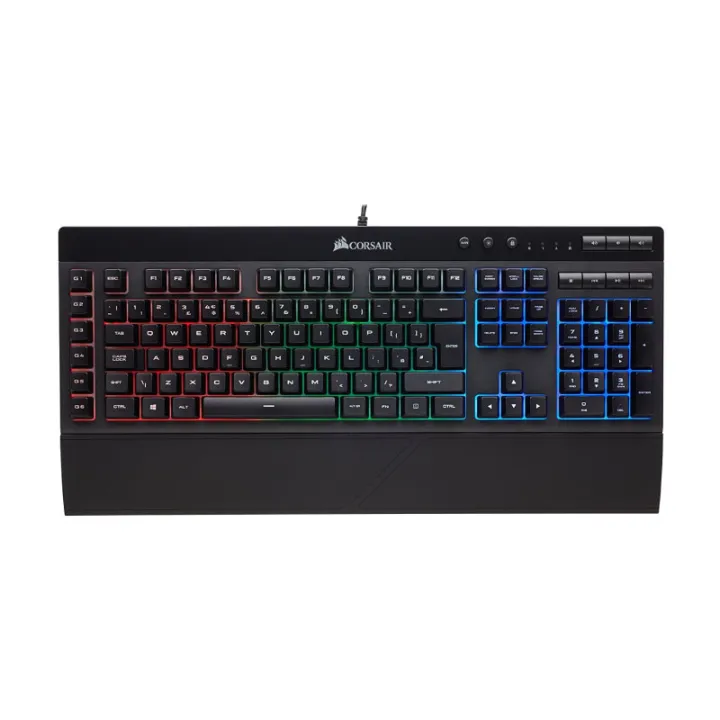 Corsair K55 RGB Rubber Dome Gaming Keyboard คีย์บอร์ดเกมมิ่ง (แป้นพิมพ์