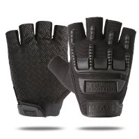 hotx【DT】 Cycling Gloves Gel Mountain Half Motorcycle Men