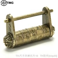 【CC】✜♀  Zinc Alloy Antique Chinese Old Lock Jewelry Chest Code Password Padlock for Wood Suitcase Drawer Cabinet