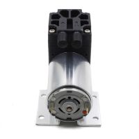 Z512-604-3000N Black + Silver Vacuum Pump DC12V Negative Pressure Vacuum Pump 5L/Min 65-120Kpa Air Pump with Bracket