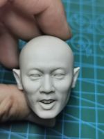 16 Scale Ge You Male Unpainted Head Model สำหรับ12Figures DIY