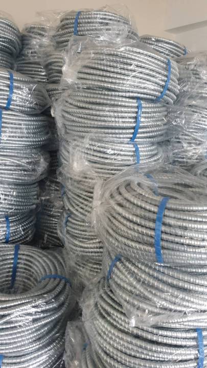 ท่ออ่อนเหล็ก-metal-flexible-conduit-ท่ออ่อนโลหะ-ขนาดต่างๆ-สำหรับงาน-ไฟฟ้า