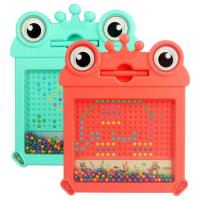 Magnetic Drawing Board Lightweight Cute Frog Painting Toy Educational Toy Magnetic Sorting Toys to Enhance Thinking Ability Hand-Eye Coordination Creativity clean