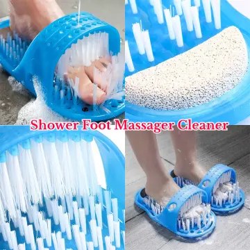 Shower Sandal Foot Scrubber Magic Massager Cleaner Slippers | Fruugo NZ
