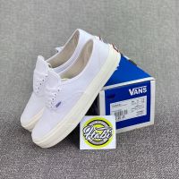 Vans Authentic OG White PREMIUM WAFFLE DT BOX Blue