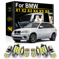 ไฟตกแต่งภายใน LED สำหรับ BMW X1 E84 F48 X2 F39 X3 E83 F25 X4 F26 X5 E53 E70 F15 F85 X6 E71 E72อุปกรณ์เสริมในรถยนต์ Canbus โคมไฟชุด