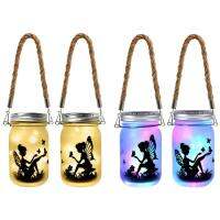 Mason Jar Solar Lights Durable LED Fairy Lights with Jars and Hangers Decorative Garden Lantern Solar Powered for Path Patio newcomer