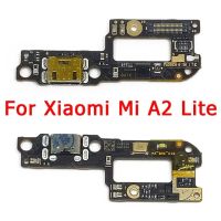 ชาร์จพอร์ตสำหรับ Xiaomi Mi A3 A2 Lite 5x A1ซ็อกเก็ตริบบิ้นขั้วต่อ Usb บอร์ดซ่อมโทรศัพท์มือถือ6ชิ้นชิ้นงอสำหรับเปลี่ยนอะไหล่