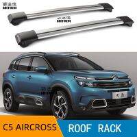 2Pcs Roof bars For CITROEN C5 AIRCROSS 2019 KL Aluminum Alloy Side Bars Cross Rails Roof Rack Luggage LOAD 200KG Vehicle mounted