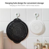 【CC】☼✑❧  Fruit Drainer Silicone Round Washing Drain Basket Colander Strainer Vegetable Washers Colanders   Strainers