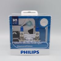 【 T?】สำหรับ Philips DV Blue Diamond 5000K สีขาวหลอดไฟ H1 H3 H4 H7 H8 H11 HB3 9005 HB4 9006 881