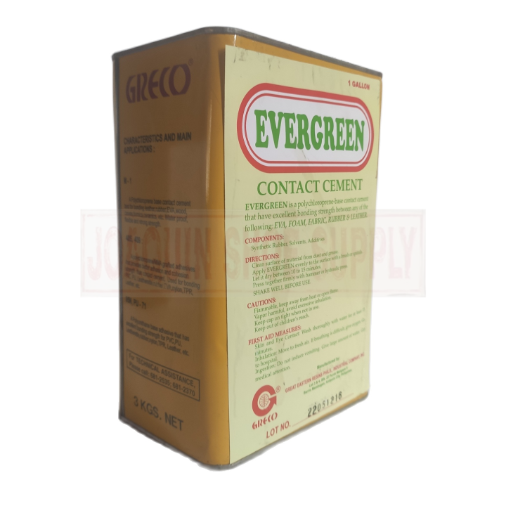 Greco Evergreen Contact Cement 1 gallon Lazada PH
