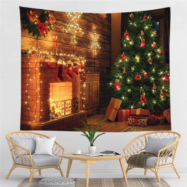 christmas-tapestry-christmas-fireplace-wall-hanging-hippie-wall-hanging-christmas-stocking-wall-tapestries-wall-art-decor