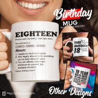 Birthday Mug for 18 Years | Awesome 18 Mug | Gift Mugs for Eighteen | Eighteen Mug | Fast Shipping , Unique Mug