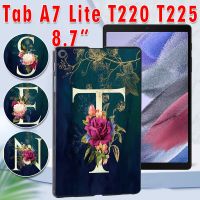 【Aishang electronic】Casing Tablet สำหรับซัมซุงกาแล็กซีแท็บ A7 Lite 8.7 Quot; T220 T225ชุดตัวอักษรคุณภาพสูงพลาสติกป้องกันการตกฝาหลังแท็บเล็ต