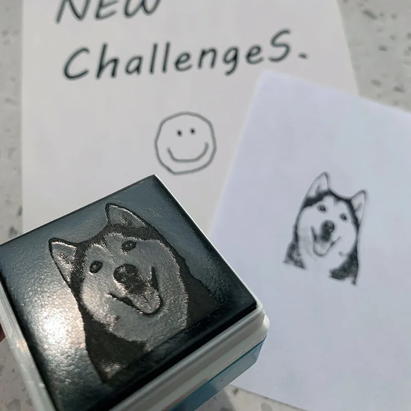 Custom-Made Pet Portrait Stamp DIY For Dog Figure Seal