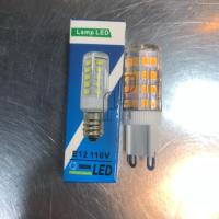 หลอดไฟ LED หลอดG9 2835 3W 220V รุ่นเซรามิก แสงขาว แสงวอร์ม กันน้ำกันฝุ่น  IP65