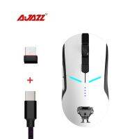 AJAZZ DMW150 Mouse Type-C Wired Plus 2.4Ghz Wireless Dual Mode Connect 16000DPI Rechargeable  Laptop PC Mouse Basic Mice