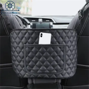 Leather Car Middle Seat Organizer Auto Hanging Pocket for Car Stowing  Tidying