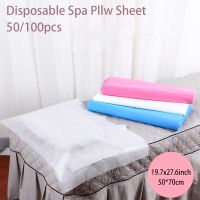 【hot】！ 100/50pcs for Spa Massage Table Cover Disposable Sheets Headrest Face Cushion