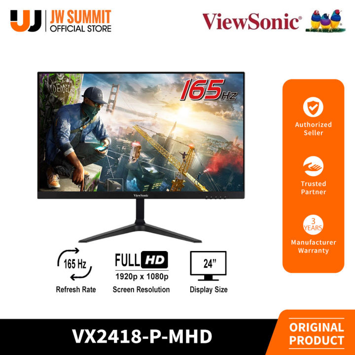 ViewSonic VX2418-P-MHD, 24 165Hz Gaming Monitor