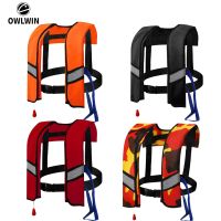 Automatic Inflatable life jacket fishing portable swimming professional boating rescue water work light sea boat No CO2  Life Jackets