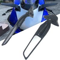 Motorcycle Mirrors Modified Wind Wing Adjustable Rotating Rearview Mirror For YAMAHA YZF-R6 R6 R 6 YZFR6 2017 2018 2019 2020