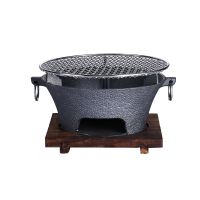 Cast iron charcoal carbon oven Korea Stove Japanese style Barbecue Grill Home Outdoor Mini BBQ Mud Roast Meat Charbroiler Tool