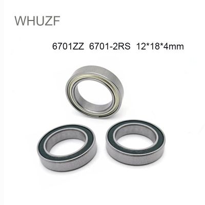 Whuzf 5/10ชิ้น Abec-1แบริ่ง6701-2rs 6701zz 12X18X4มม. ผนังบาง6701 Rs ลูกปืน617012z 6701rs