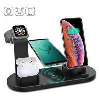 ❄✙ 7 in 1 Wireless Charger Stand Pad For iPhone 14 13 12 X Apple Watch Fast Charging Dock Station for Airpods Pro iWatch 7