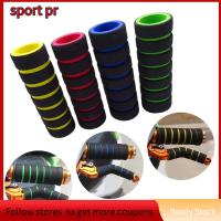 SPORT PR 4 Pcs กันกระแทกและกันกระแทก ที่จับสำหรับจักรยาน กันลื่น ที่มีคุณภาพสูง ฝาครอบฟองน้ำจับจักรยาน ทนทานต่อการใช้งาน ระบายอากาศได้ระบายอากาศ ฝาครอบคันโยก จักรยานสำหรับขี่จักรยาน