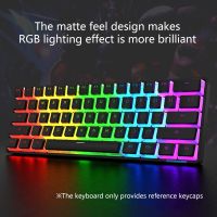 1Set Double Shot PBT Keycap 104 Keys Pudding Backlight Keycaps OEM Profile for RGB Mechanical Keyboard Black and White O18 21