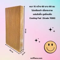 หนา 15 กว้าง 30 /60 ยาว 60 ซม ไม่เคลือบดำ เยื่อกระดาษ แผ่นรังผึ้ง คูลลิ่งแพ็ด Cooling Pad