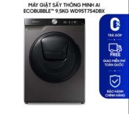 Máy giặt sấy thông minh Samsung AI EcoBubbleTM 9,5kg WD95T754DBX