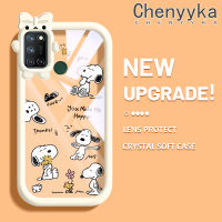 เคส Chenyyka สำหรับ Realme 7i C17 8 Pro 5 5i 5S 6i Narzo เคส20a 10a ลายการ์ตูนสนูปี้สีสันสดใสนิ่มกันกระแทกเคสโทรศัพท์โปร่งใสสร้างสรรค์เคสป้องกันเลนส์กล้องถ่ายรูปปิศาจน้อยปลอกซิลิโคนใส