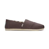 TOMS รองเท้าลำลองผู้หญิง แบบสลิปออน (Slip on) รุ่น Alpargata Seasonal Ash Recycled Cotton Canvas (A) รองเท้าลิขสิทธิ์แท้