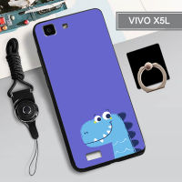 เคส TPU แบบนิ่มสำหรับ VIVO X5L/X5M เคสโทรศัพท์คลุมทั้งหมดสายเชือกและฝามีที่ถือวงแหวนโทรศัพท์กันรอยขีดข่วนแบบแฟชั่น