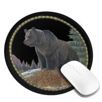 Bear - Round Mouse Pad