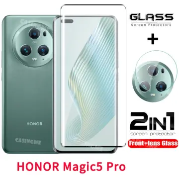 4-in-1 For Huawei Honor Magic 5 Lite 5G Glass Tempered Glass Full Curved  Screen Protetor For Honor Magic5 Magic 5 Lite 5G Glass