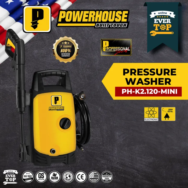 Powerhouse High Pressure Washer Mini 120 Bar 1500watts Ph K2 120 Mini Evertop Online Lazada Ph