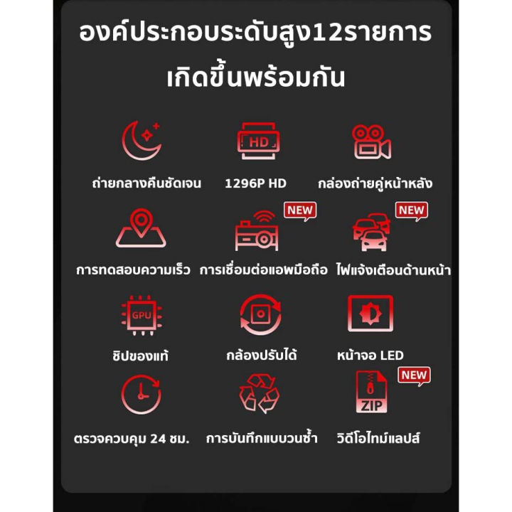 กล้องติดรถยนต์-2k-หน้าหลัง-กล้องหน้ารถยนต์-มีการรับประกันจากผู้ขาย-2023-full-hd-แถมฟรี-64g-กล้องติดหน้าร