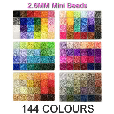 Yantjouet 2.6mm 144colour 6Plate with Tools Kit 79000pcs Hama Beads Perler Beads Iron Beads DIY Toy For Kids High Quality Box