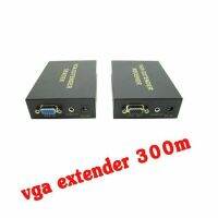 ??HOT!!ลดราคา?? ตัวแปลงสัญญาณ VGA extender 300M ต่อผ่านสายlan with Audio black ##ที่ชาร์จ แท็บเล็ต ไร้สาย เสียง หูฟัง เคส Airpodss ลำโพง Wireless Bluetooth โทรศัพท์ USB ปลั๊ก เมาท์ HDMI สายคอมพิวเตอร์