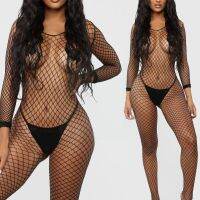 【LZ】❇☑  Jacquard rede perspectiva bodystocking sexy meias de uma peça vestuário fishnet catsuit terno lingerie náilon eroti exótico m2g6