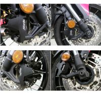 สำหรับ HONDA X-ADV XADV 750 300 1000 2017-2019 Xadv750ฝาครอบป้องกันคาลิปเปอร์เบรคหน้าซิลิโคนหุ้มเบรกมือด้านหน้า