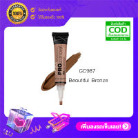 LA Girl Pro  HD Concealer คอนซีลเลอร์ GC987 Beautiful Bronze 8g 1หลอด